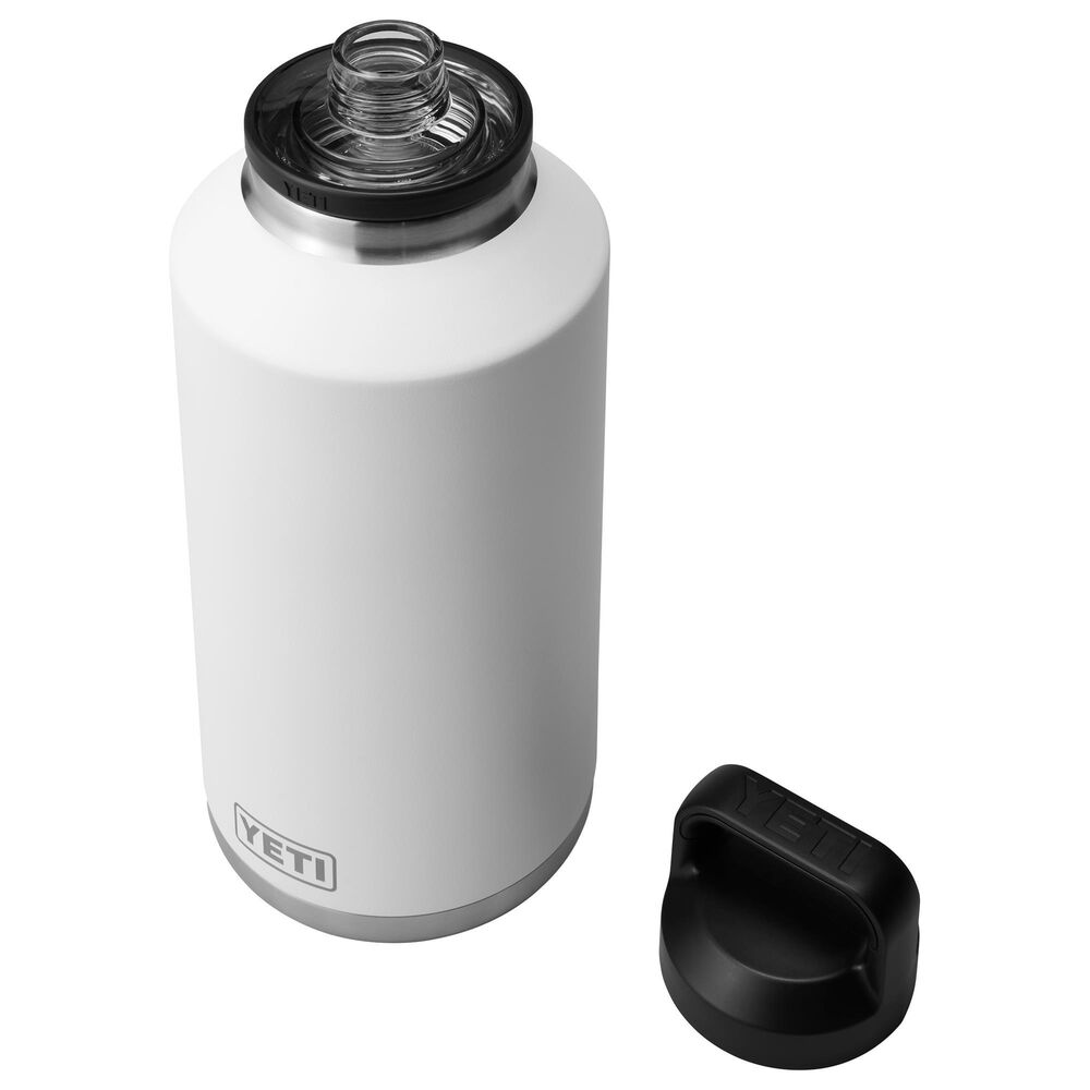 YETI Rambler 64 Oz Water Bottle with Chung Cap in White, , large