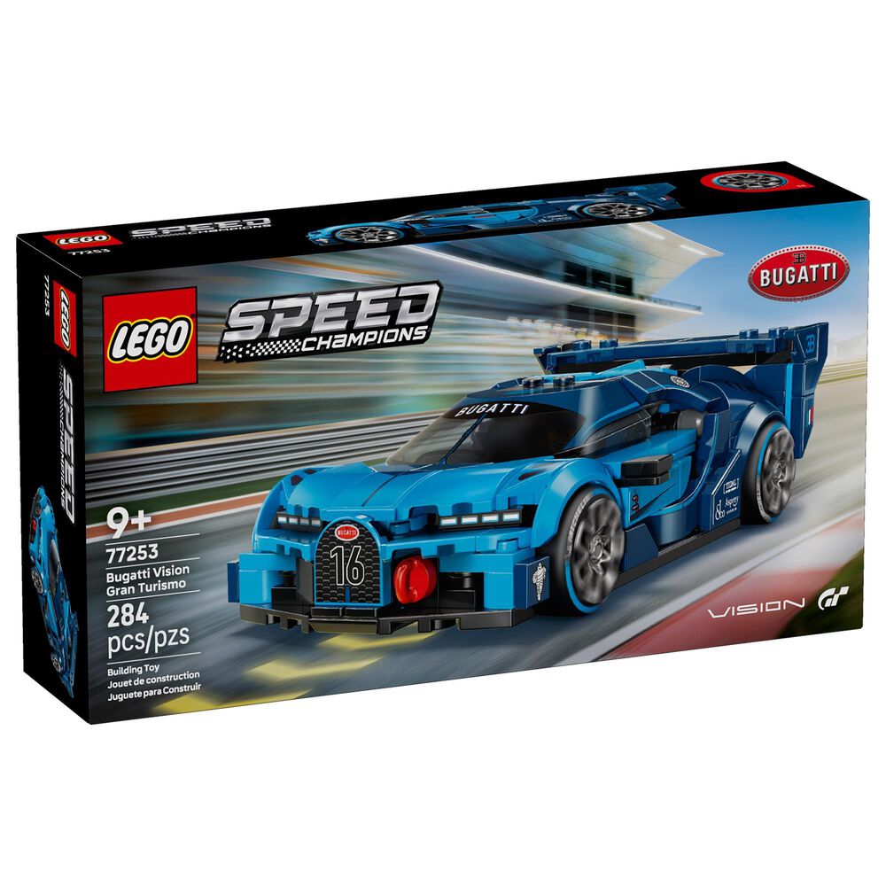 LEGO Speed Champions Bugatti Vision GT Hyper Sports Car Building Set, , large
