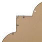 Maple and Jade 34" Metal Geometric Quatrefoil Wall Mirror in Satin Gold, , large
