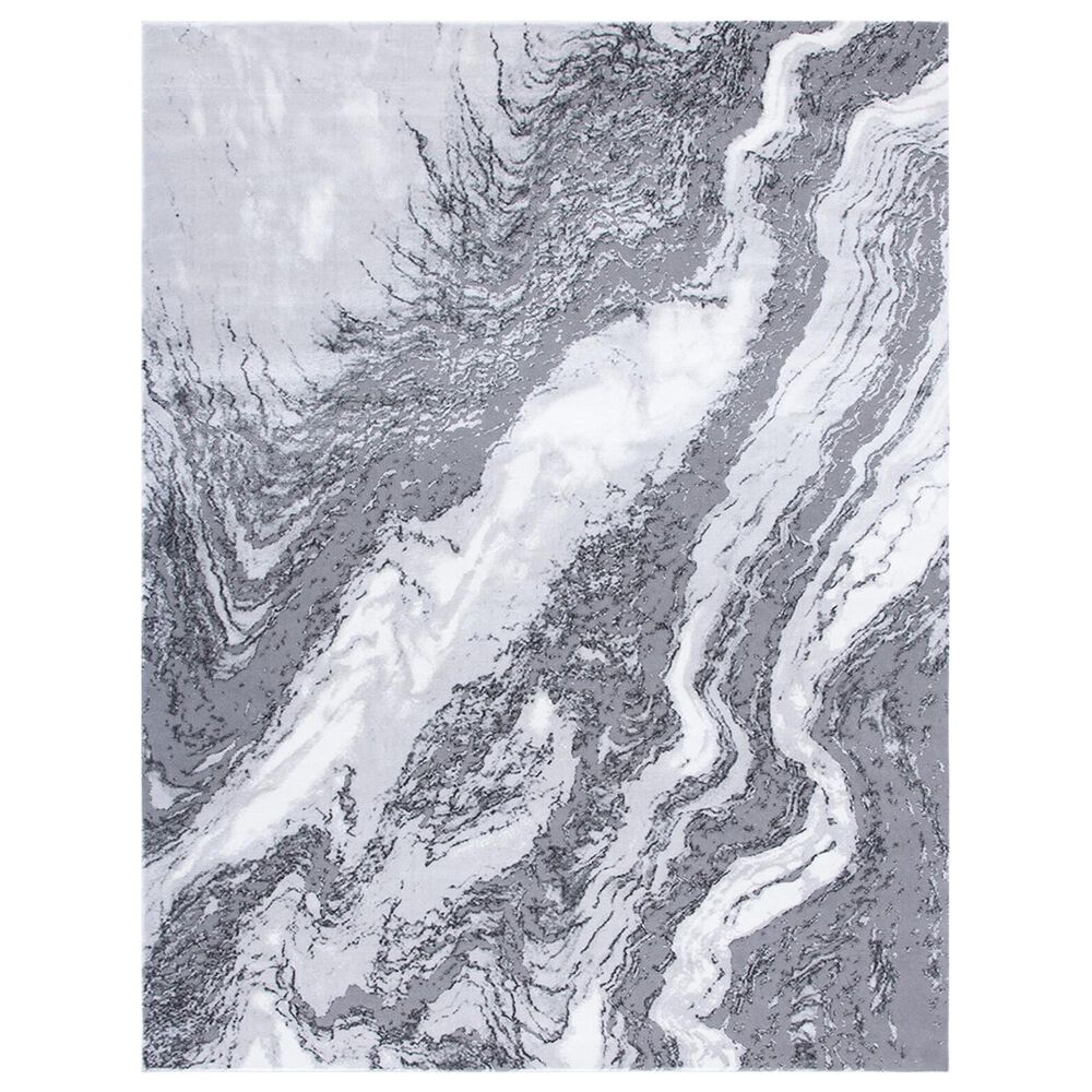 Safavieh Craft CFT844F 9" x 12" Light Grey and Grey Area Rug, , large