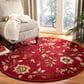 Safavieh Lyndhurst LNH552 5"3" Round Red and Multicolor Area Rug, , large