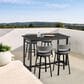 Blue River Encinitas 5-Piece Patio Bar Table Set in Black, , large
