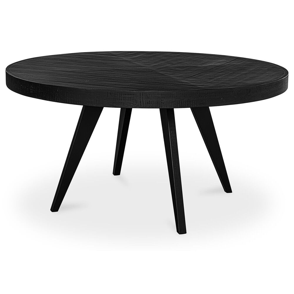 Moe"s Home Collection Parq 60" Round Dining Table in Black - Table Only, , large