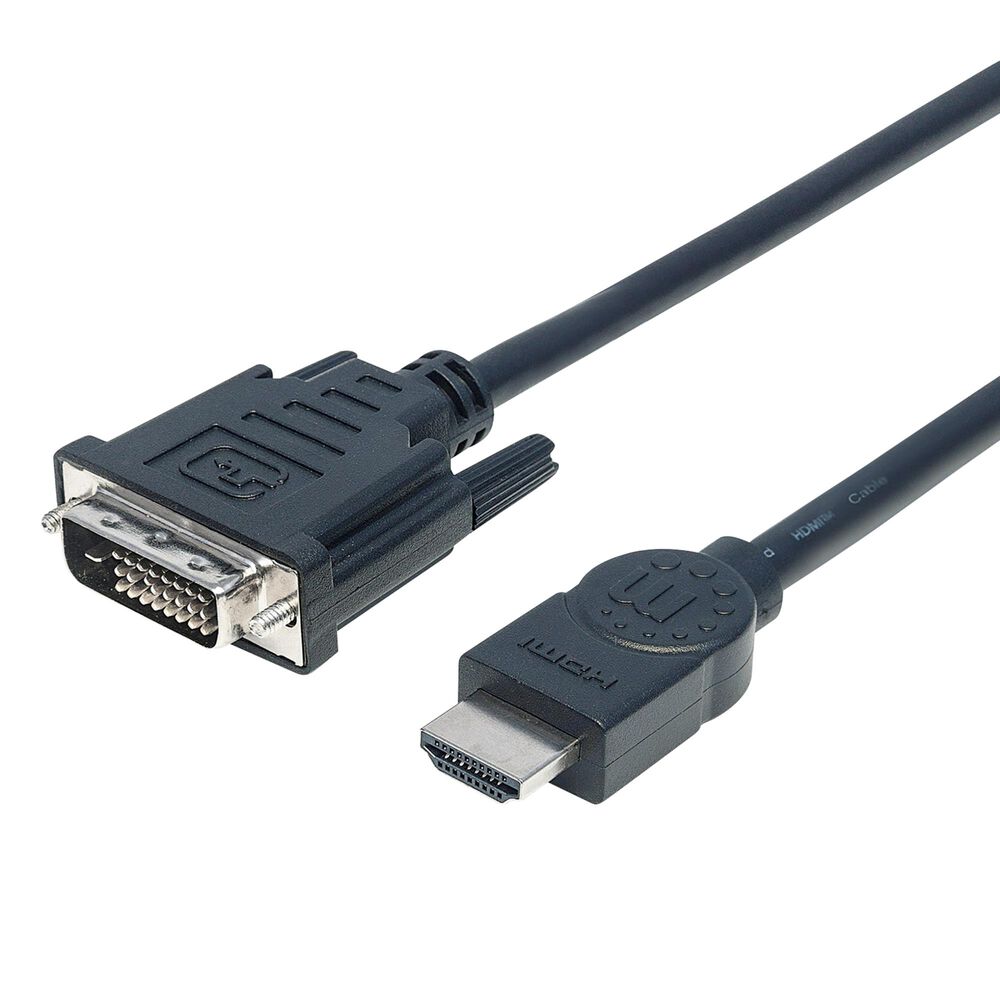 Manhattan 10&#39; HDMI to DVI-D Cable in Black, , large