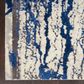 Nourison Twilight 2" x 3" Ivory and Blue Area Rug, , large