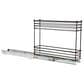 Household Essentials Glidez 2-Tier Multipurpose Pull Out/Slide Out Storage Organizer in Black, , large