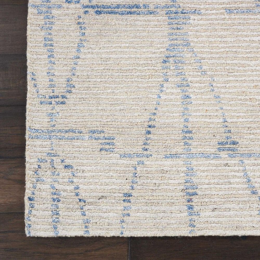 Nourison Ellora ELL02 8&#39;6&quot; x 11&#39;6&quot; Sky Area Rug, , large