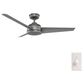 Hunter Trimaran 52" Outdoor Ceiling Fan in Matte Silver, , large