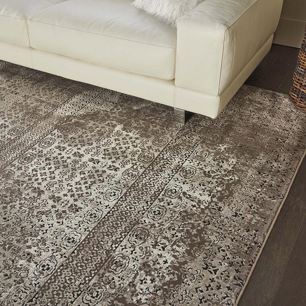Nourison Karma KRM01 9&#39;3&quot; x 12&#39;9&quot; Ash Area Rug, , large
