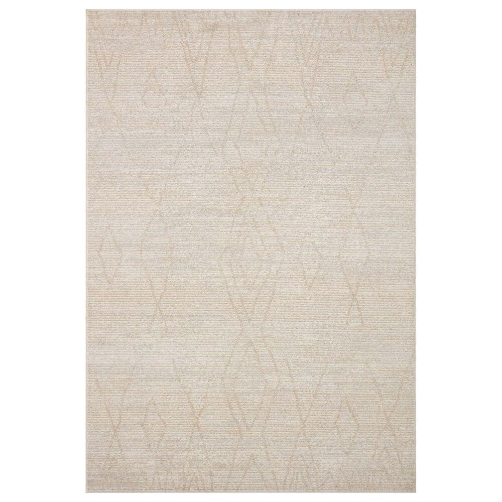 Loloi II Kamala 5"3" x 7"9" Natural and Mist Area Rug, , large