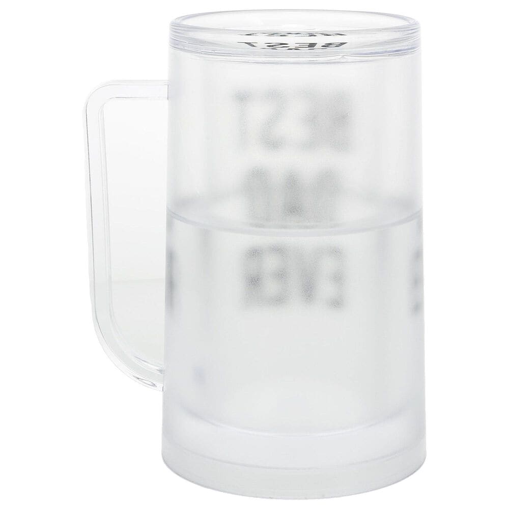 Pavilion 12 Oz Best Dad Freezer Stein in Clear and Black, , large