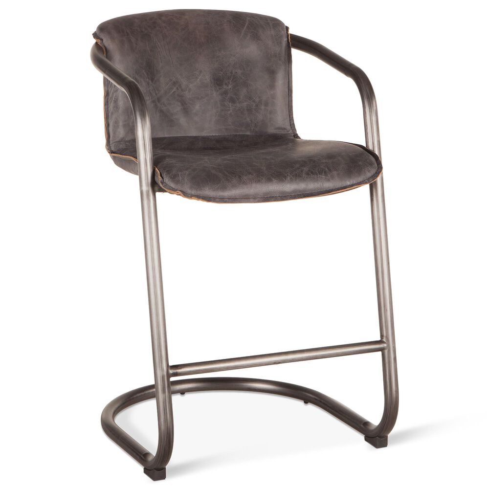 Home Trends & Design Portofino 22" Counter Chair in Antique Zinc, , large