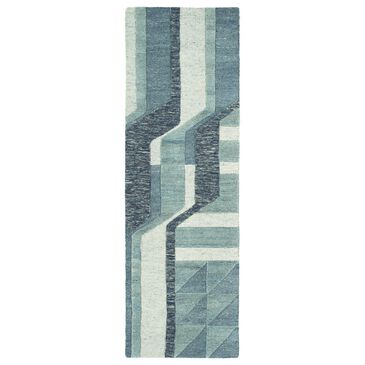 Kaleen Rugs Alzada 2"6" x 8" Blue, Navy, Denim, Ivory, Gold and Spa Runner, , large