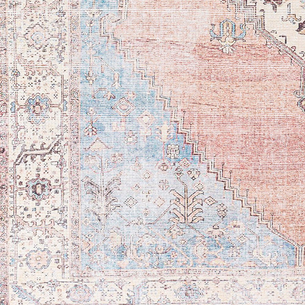Surya Amelie AML-2320 2&#39; x 2&#39;11&quot; Charcoal, Ivory, Denim, Wheat, Camel, Orange and Olive Area Rug, , large