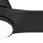 Hunter Aeronaut Outdoor Smart 52" Ceiling Fan with LED Light in Matte Black, , large