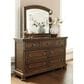 Ashley Flynnter 7 Drawer Dresser in Medium Brown, , large
