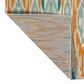 Kaleen Rugs Ostinata 5"3" x 7"3" Gold, Sand, Teal, Turquoise and Ivory Indoor/Outdoor Area Rug, , large