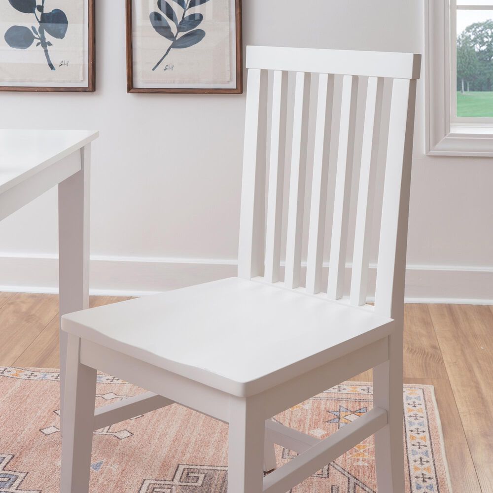 Linon Home Decor Percival Side Chair in White (Set of 2), , large