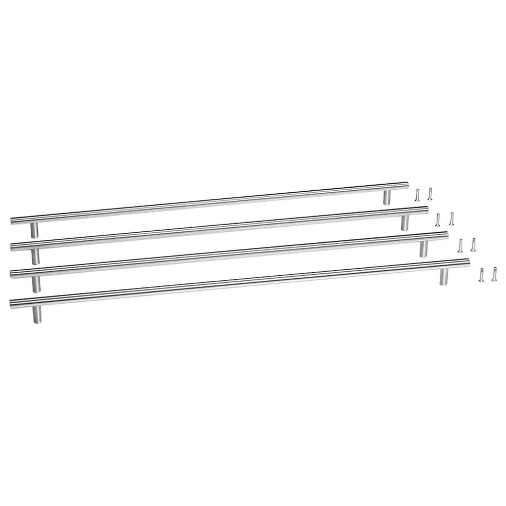 Liebherr 3/4" Round Tube Handle in Stainless Steel (Set of 4), , large