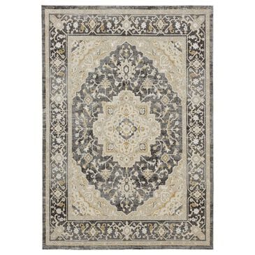 Karastan Windemere Traditional 6"6" x 9"10" Gray Area Rug, , large
