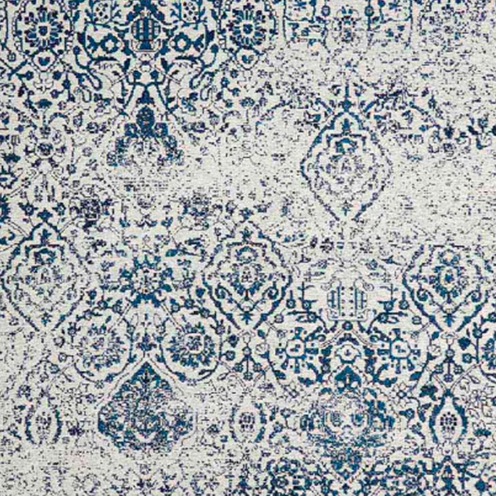 Nourison Damask DAS06 IVNAV 8&#39; x 10&#39; Ivory/Navy Area Rug, , large