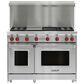 Wolf 48" Liquid Propane Gas Range with Griddle and Grill in Stainless Steel, , large