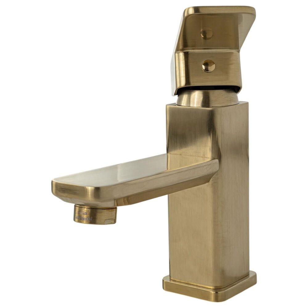 MS International 1-Handle Bathroom Faucet in Matte Gold, , large