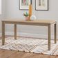 Linon Home Decor Jorissen Dining Table in Grey Wash - Table Only, , large