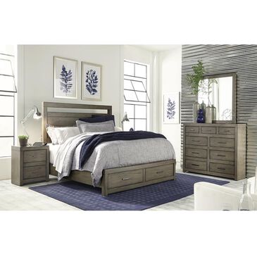 at HOME Modern Loft 4 Piece Queen Bedroom Set in Greystone, , large