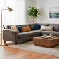 Adesso Wyatt Floor Lamp with Shelf and Wireless Charging in Antique Brass, , large