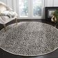 Safavieh Marbella 6" Round Dark Grey and Ivory Area Rug, , large