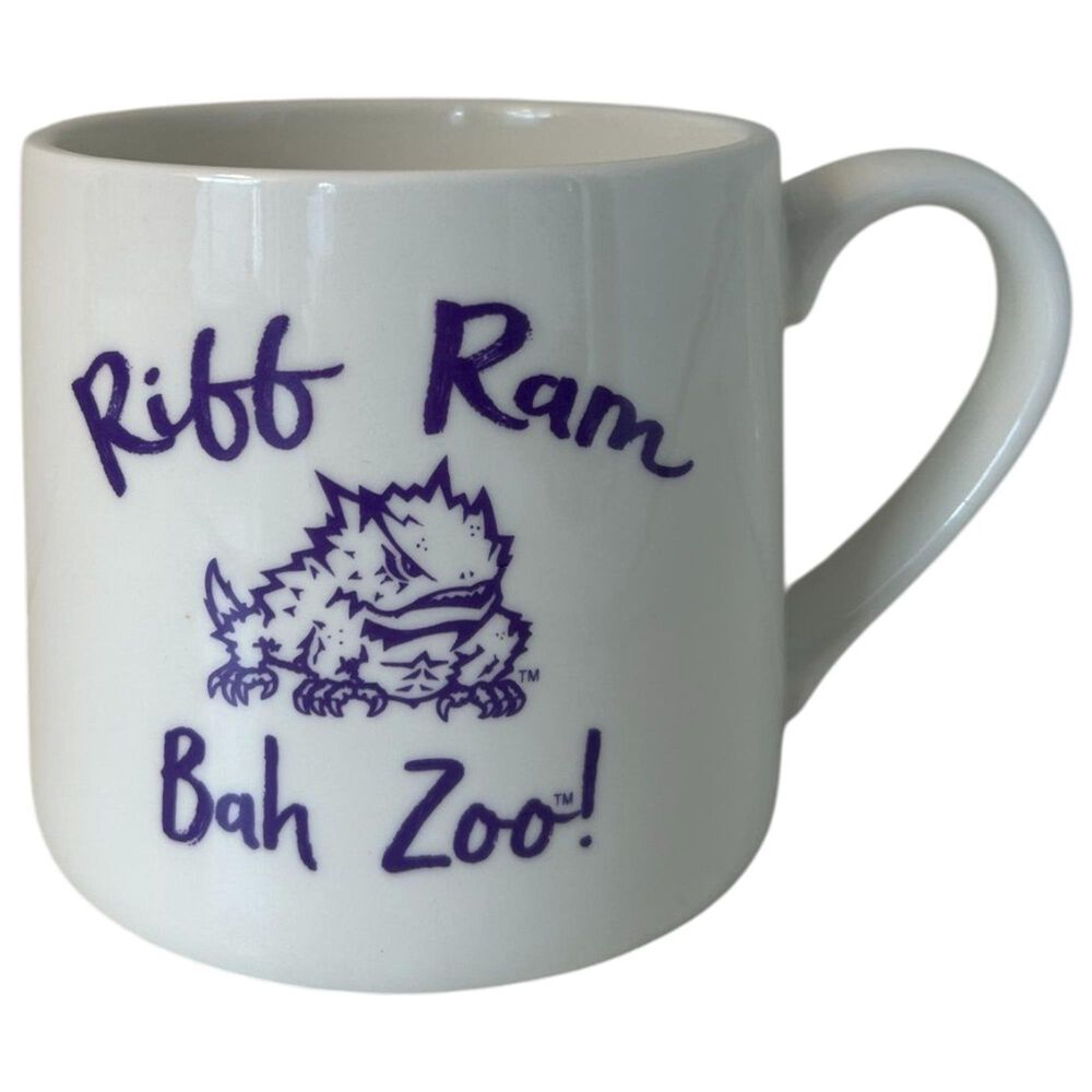 Valiant Gifts TCU Logo Ceramic Mug in Purple, , large