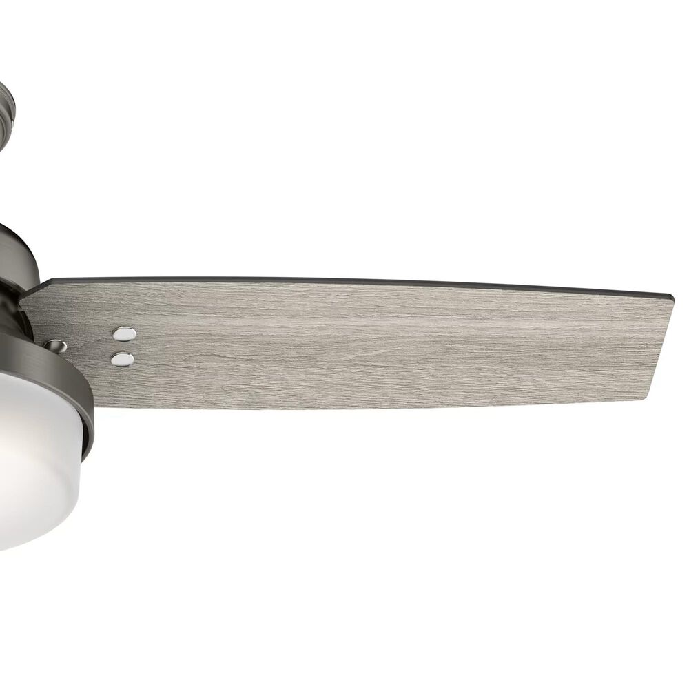 Hunter Sentinel 44&quot; Ceiling Fan with LED Lights in Brushed Slate, , large