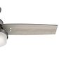Hunter Sentinel 44" Ceiling Fan with LED Lights in Brushed Slate, , large