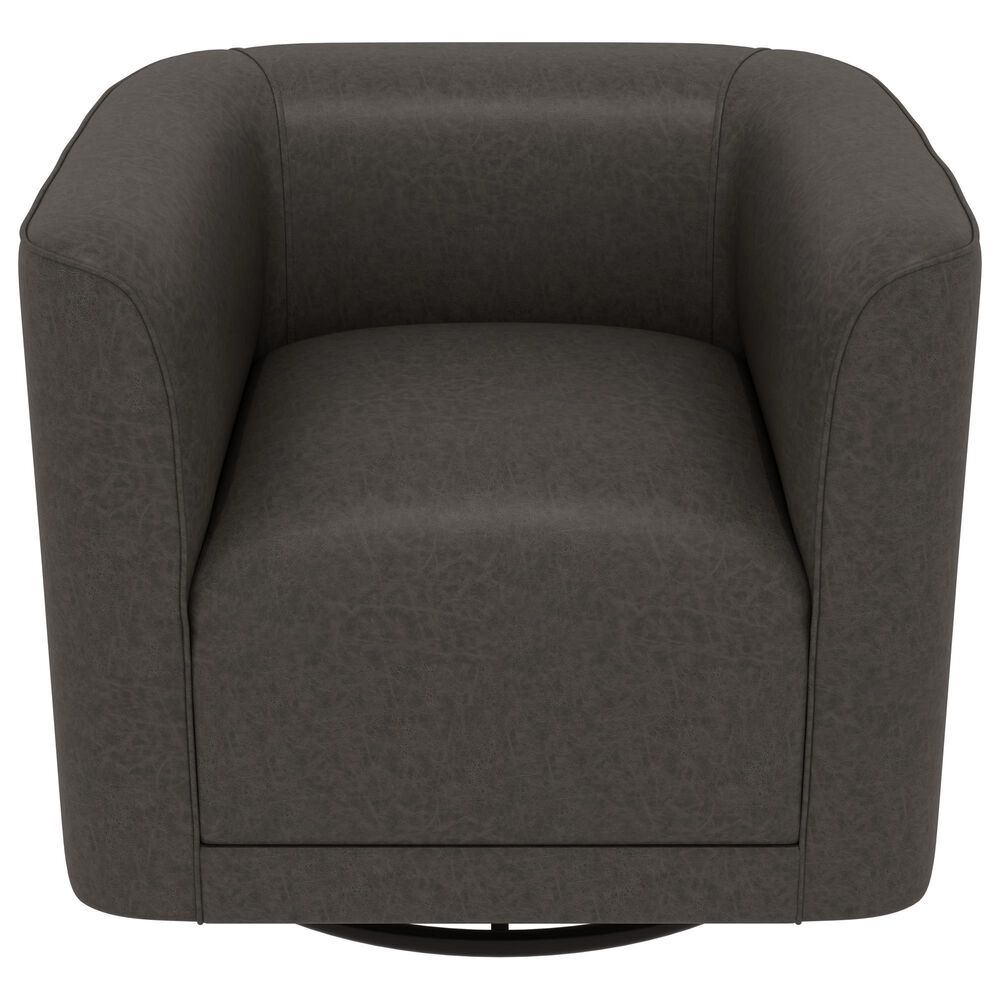 Emerald Home Furnishings Whirlaway Swivel Accent Chair in Durango, , large