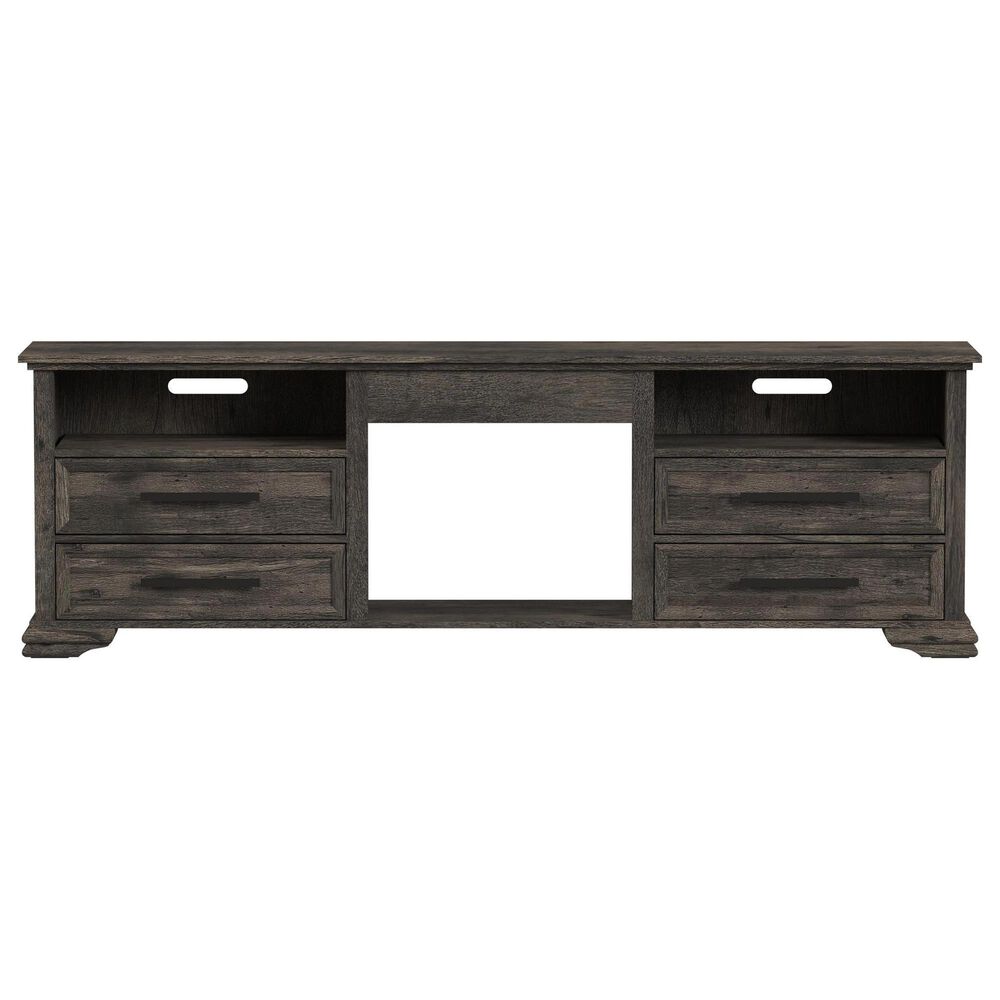 Mayberry Hill 82" Console with Side Piers in Charcoal, , large