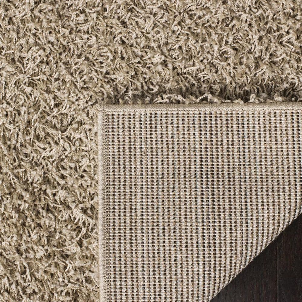 Safavieh Athens Shag SGA119G-3 3&#39; x 5&#39; Beige Area Rug, , large