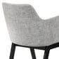 Blue River Westmont and Renzo 5-Piece Dining Set with Gray Cushion in Black, , large