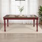 Linon Home Decor Trimble Dining Table in Red, , large