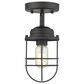 Golden Lighting Seaport Semi-Flush in Matte Black, , large