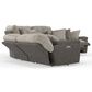 Catnapper Rendezvous 5-Piece Power Reclining Symmetrical Sectional in Slate and Fawn, , large