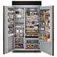 KitchenAid 30 Cu. Ft. Side By Side Built-In Refrigerator in Black Stainless Steel and PrintShield, , large