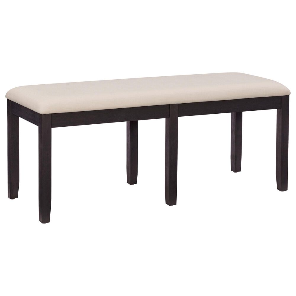 Linon Home Decor Jorissen Bench in Dark Charcoal, , large