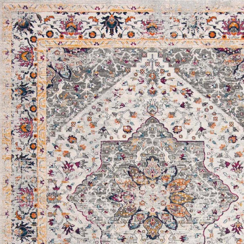 Safavieh Evoke EVK288A 2&#39;2&quot; x 7&#39; Ivory and Grey Runner, , large