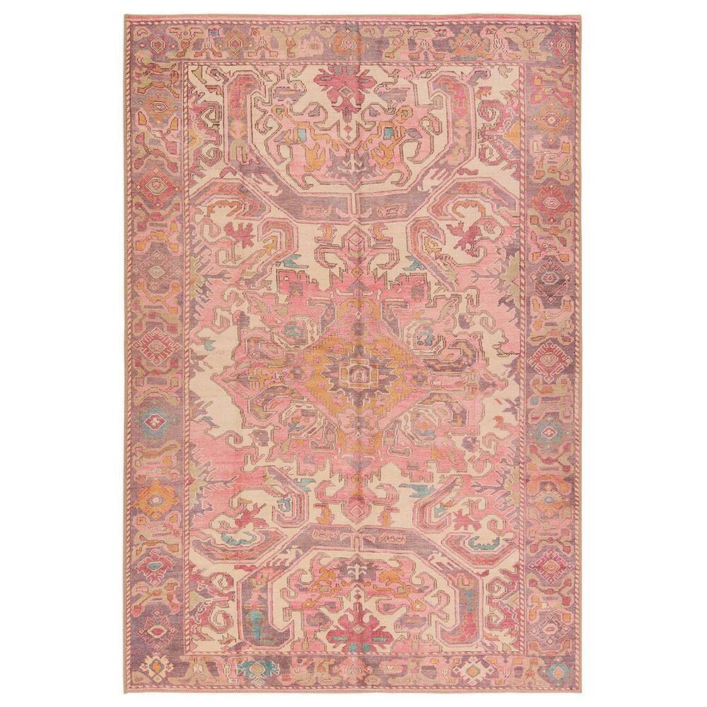 Jaipur Garcia Elar 5" x 8" Mellow Rose and Semolina Area Rug, , large