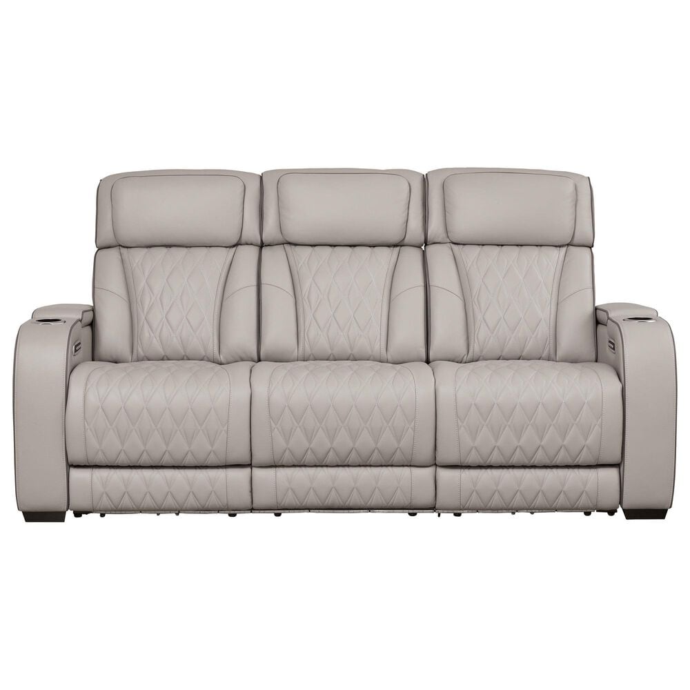 Ashley Boyington 3-Piece Power Reclining Living Room Set in Gray, , large