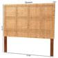 Baxton Studio Lesia Queen Standalone Headboard in Light Honey and Red Teak, , large
