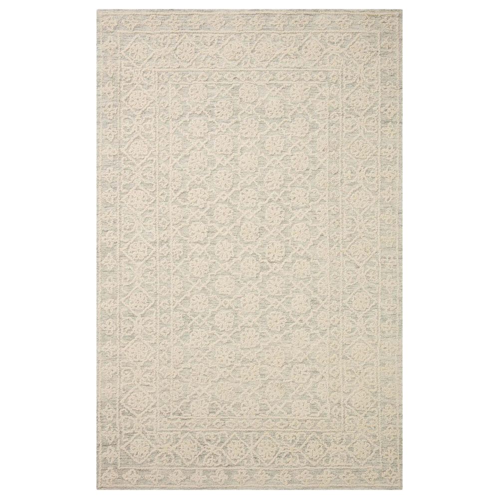 Loloi Cecelia 2"3" x 5"6" Mist and Ivory Area Rug, , large