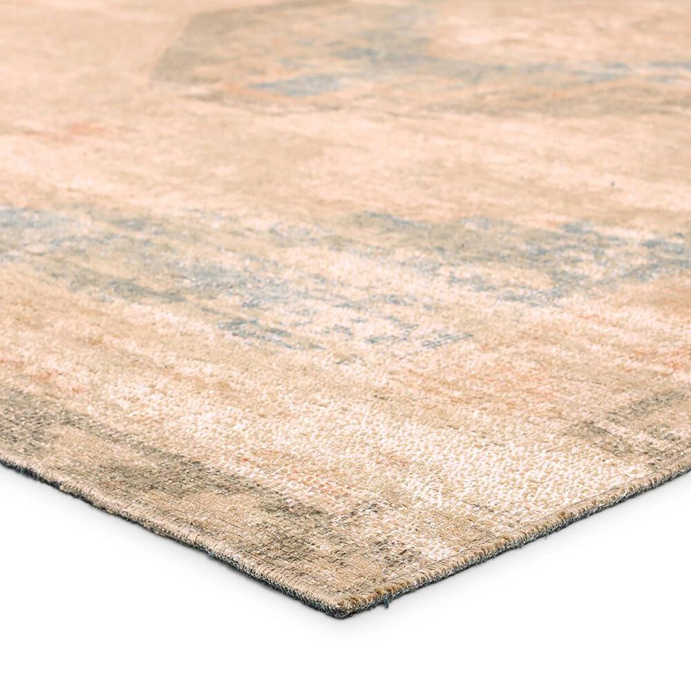 Jaipur Edage Kayell 2&#39;6&quot; x 8&#39; Silver Blue, Sandstorm, Ginger Root and Irish Cream Runner, , large