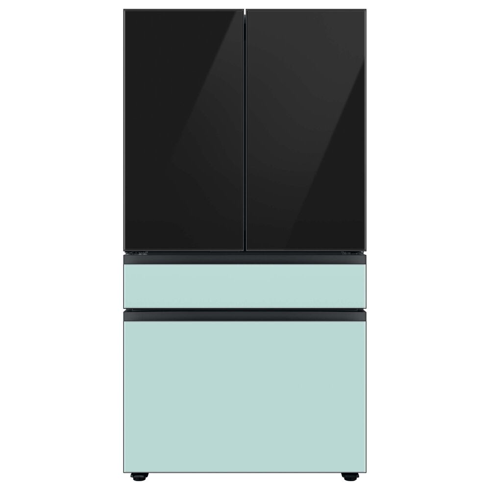 Samsung Bespoke Bespoke 4-Door French Door Refrigerator Middle Panel in Morning Blue Glass, , large
